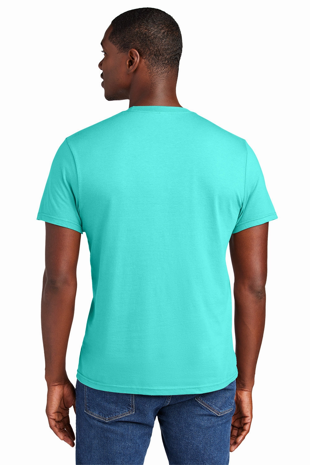 District Mens Very Important Short Sleeve Crewneck T-Shirt - Aqua Green