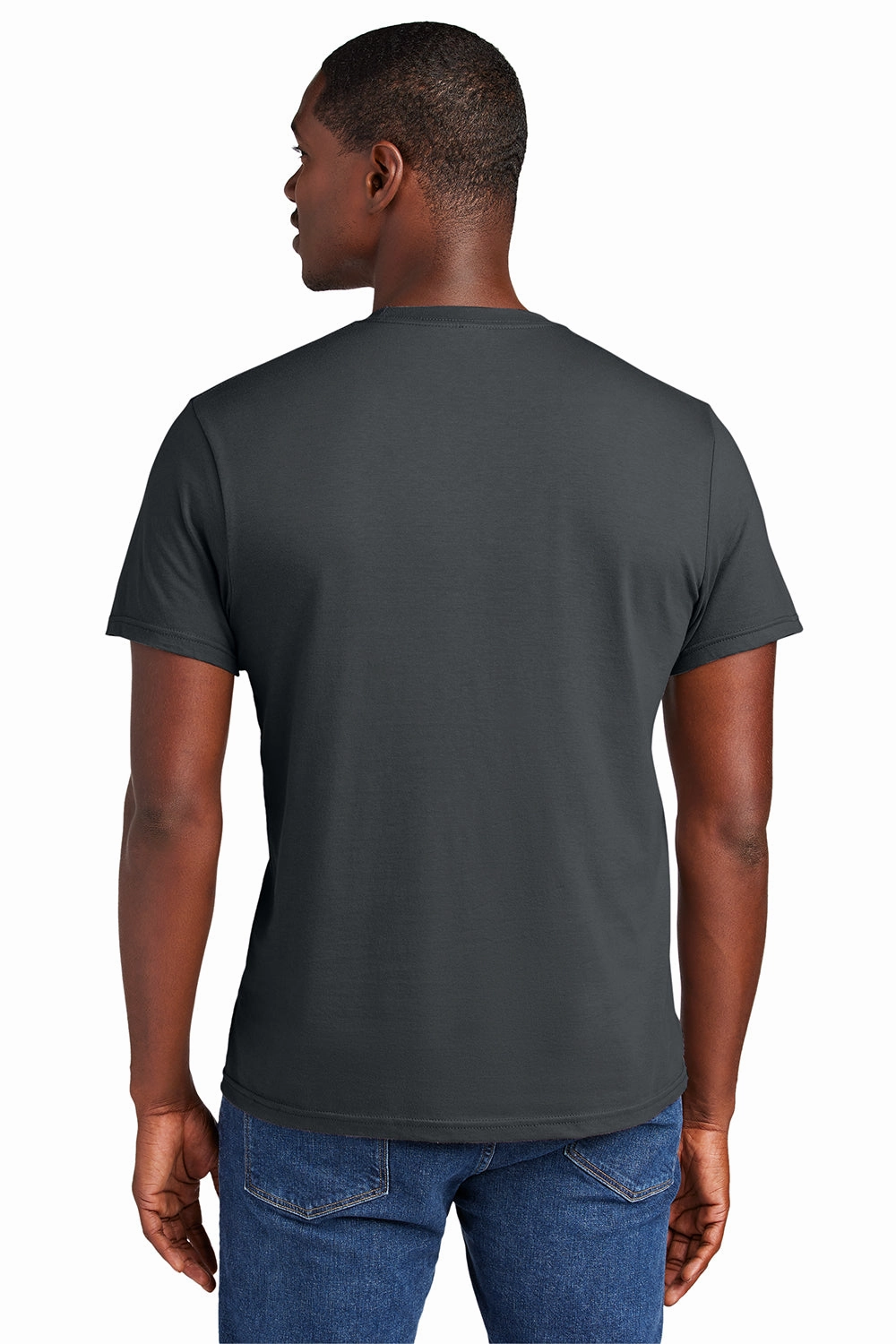 District Mens Very Important Short Sleeve Crewneck T-Shirt - Charcoal Grey