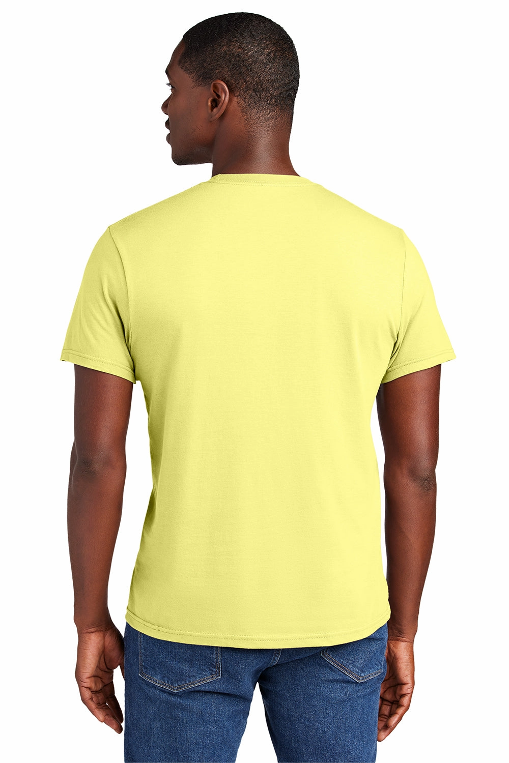 District Mens Very Important Short Sleeve Crewneck T-Shirt - Lemon Yellow