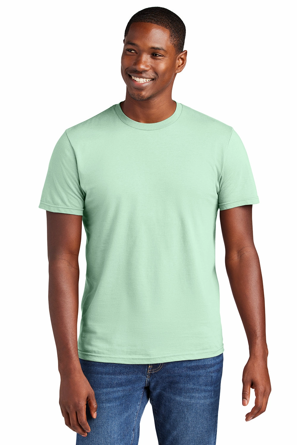 District Mens Very Important Short Sleeve Crewneck T-Shirt - Mint Green