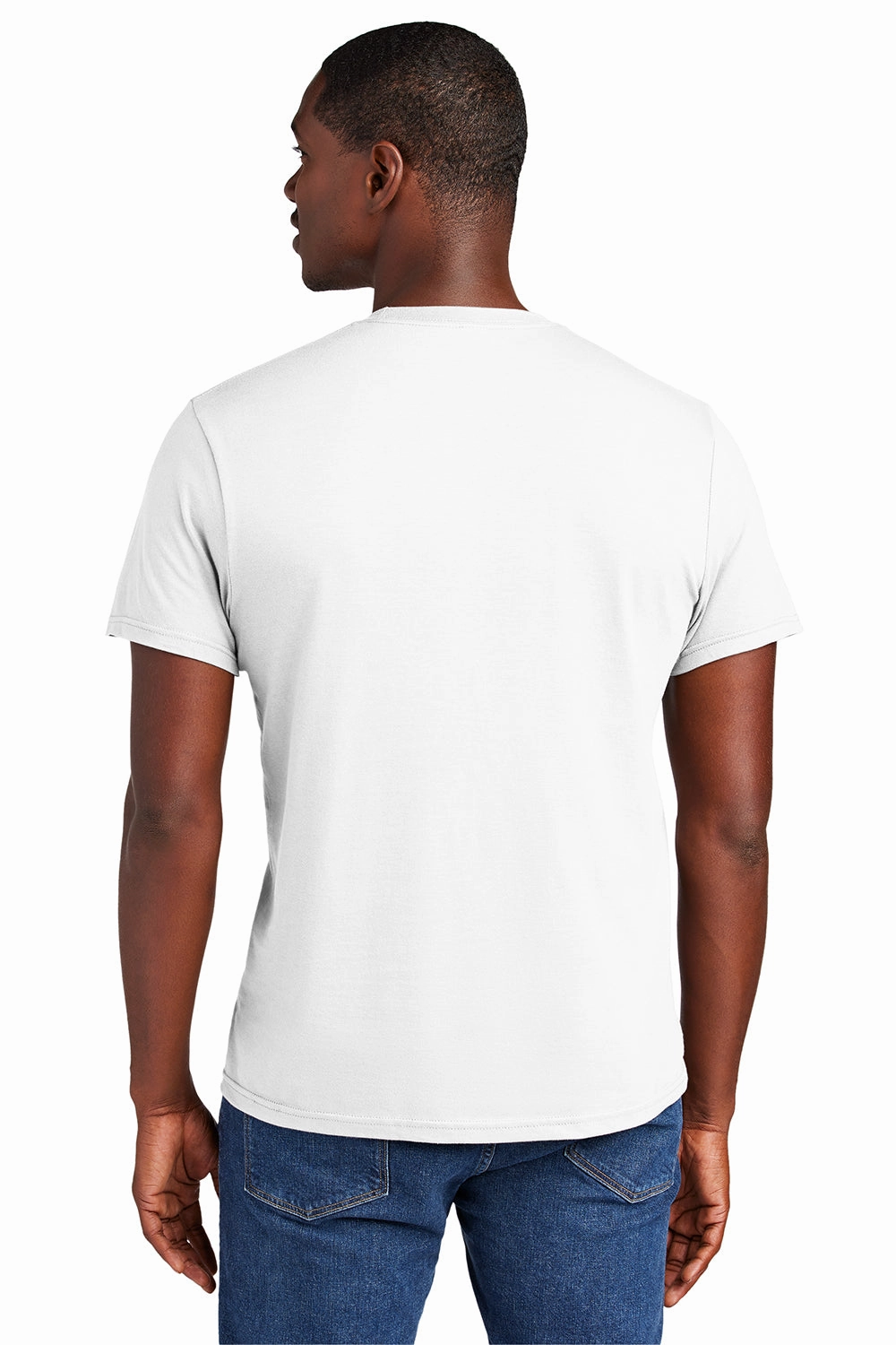 District Mens Very Important Short Sleeve Crewneck T-Shirt - White