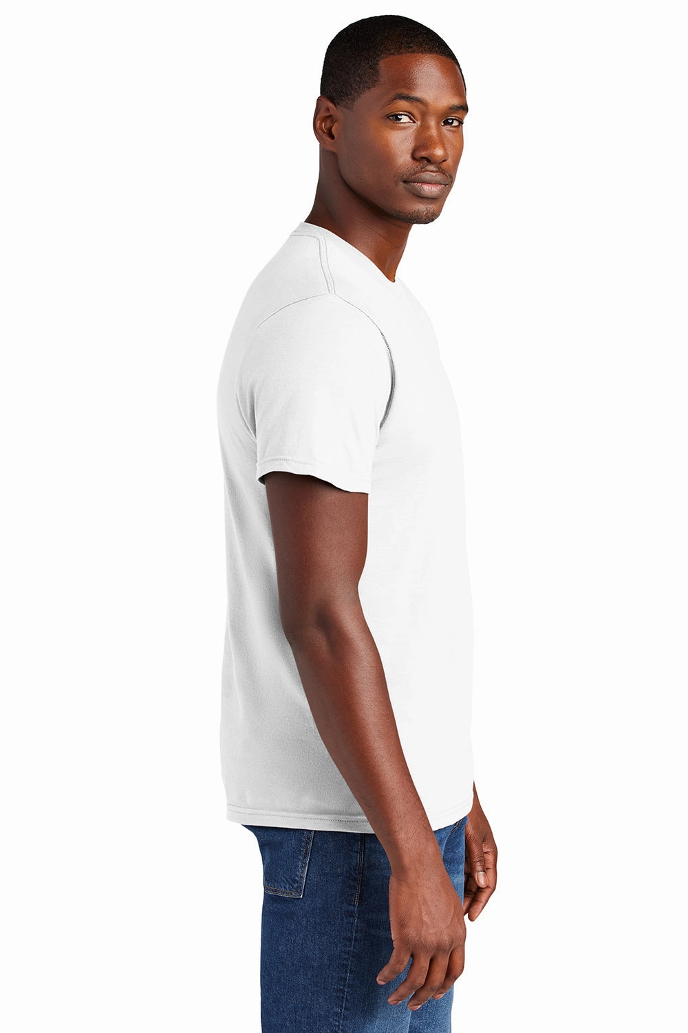 District Mens Very Important Short Sleeve Crewneck T-Shirt - White