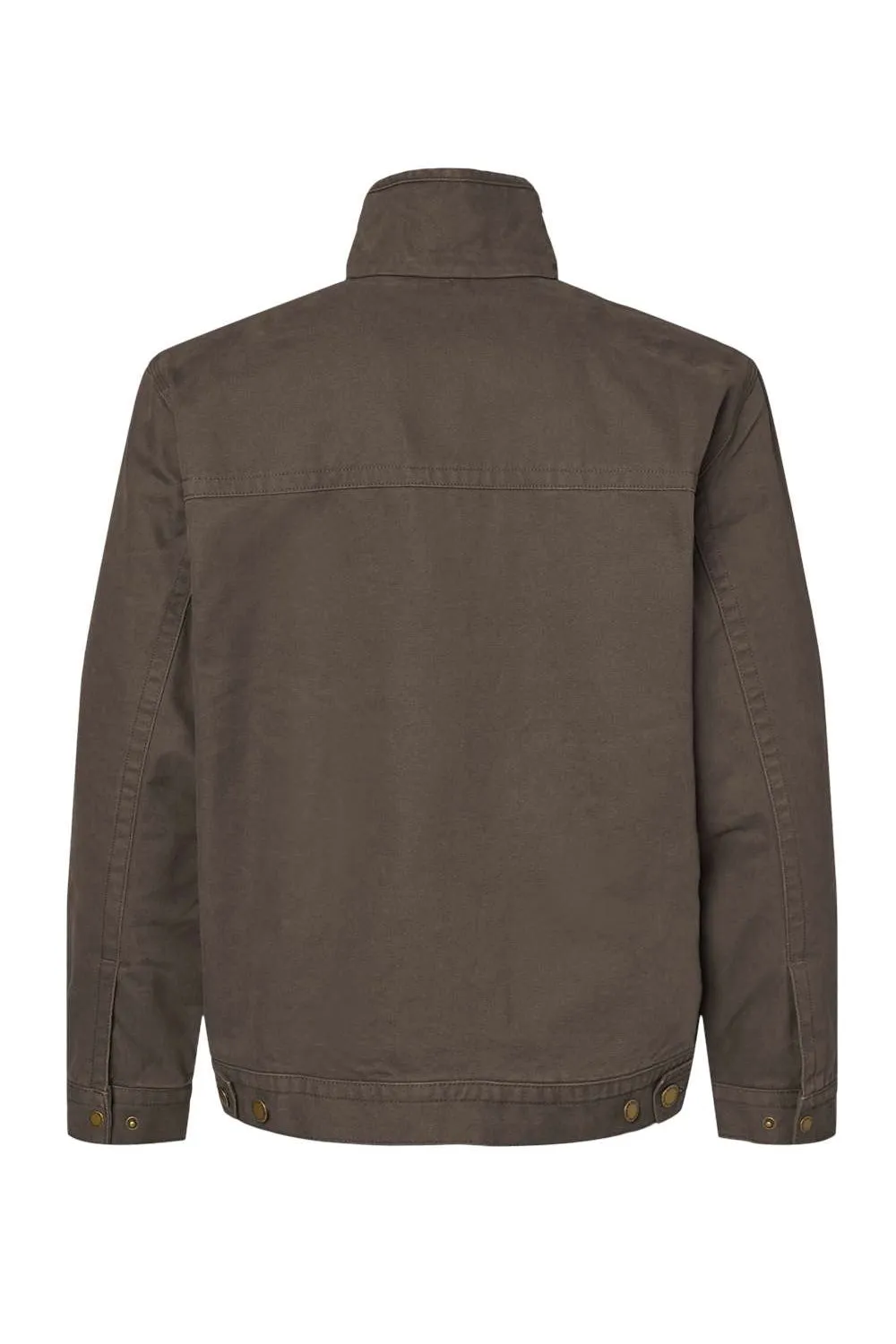 Dri Duck Mens Maverick Canvas Full Zip Jacket - Tobacco Brown