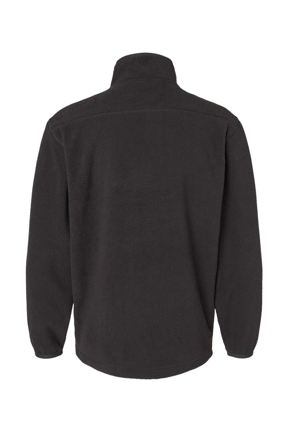 Dri Duck Mens Timber Mountain Anti Static Fleece Sweatshirt w/ Pouch Pocket - Black