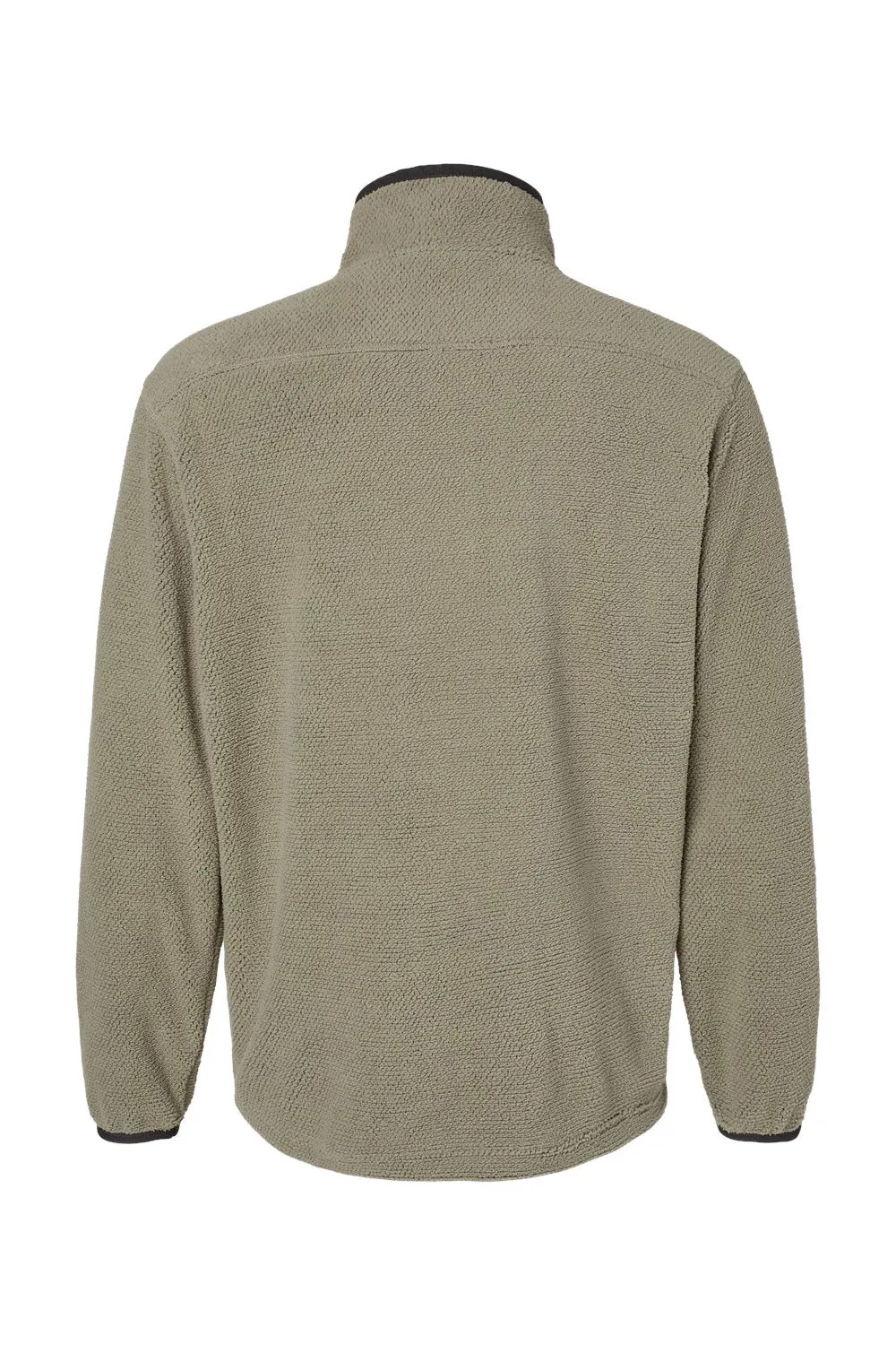 Dri Duck Mens Timber Mountain Anti Static Fleece Sweatshirt w/ Pouch Pocket - Moss