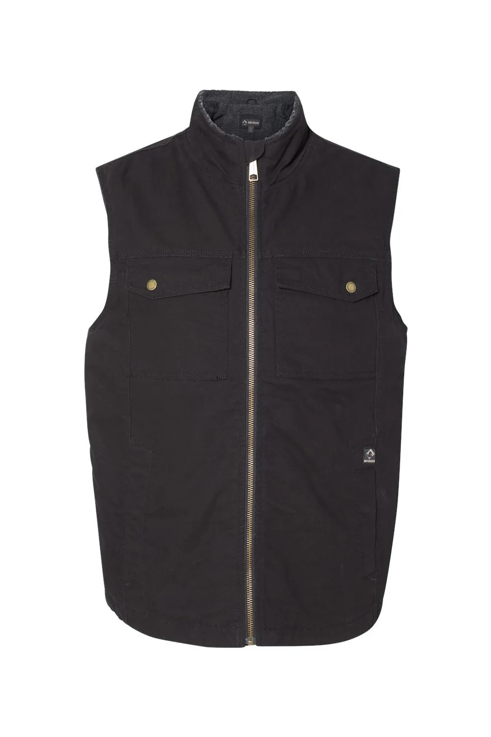 Dri Duck Mens Trek Full Zip Vest - Black