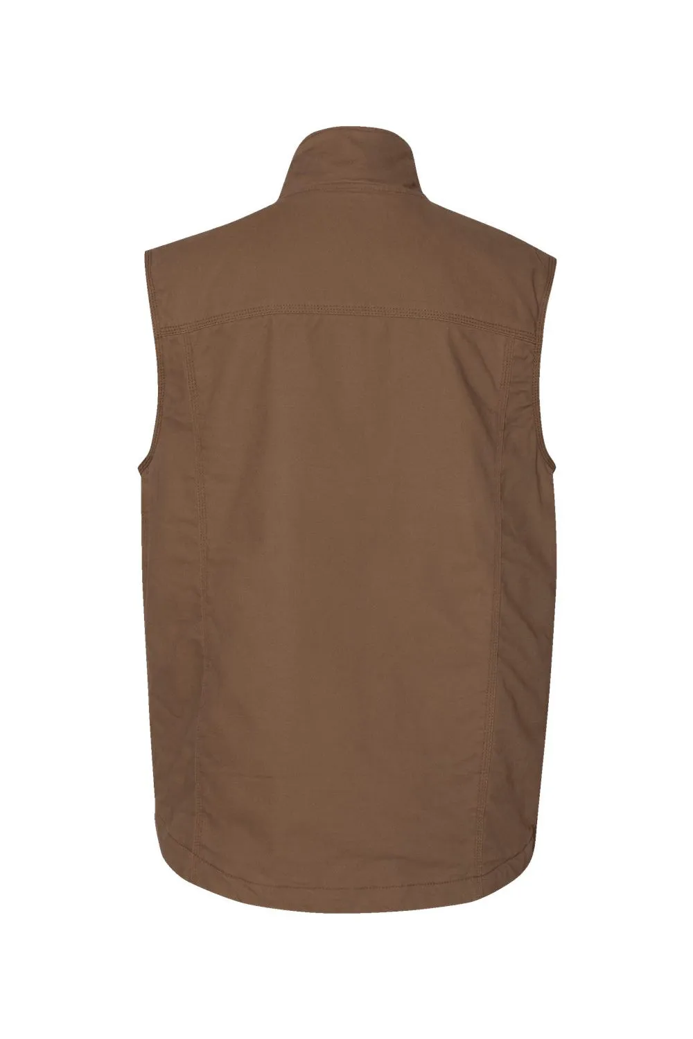 Dri Duck Mens Trek Full Zip Vest - Field Khaki Brown