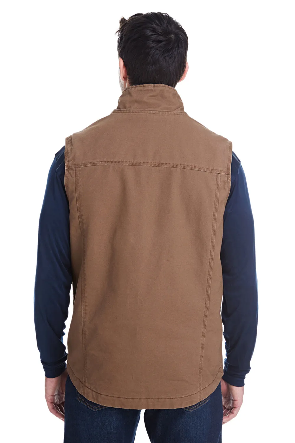 Dri Duck Mens Trek Full Zip Vest - Field Khaki Brown