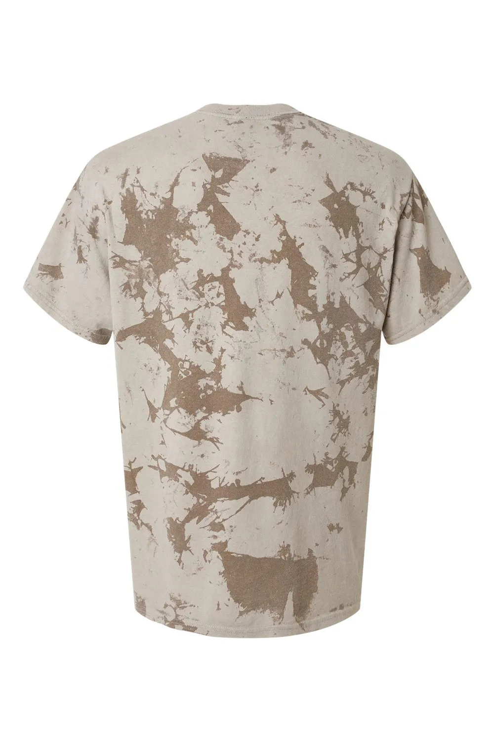 Dyenomite Mens Crush Tie Dyed Short Sleeve Crewneck T-Shirt - Coyote