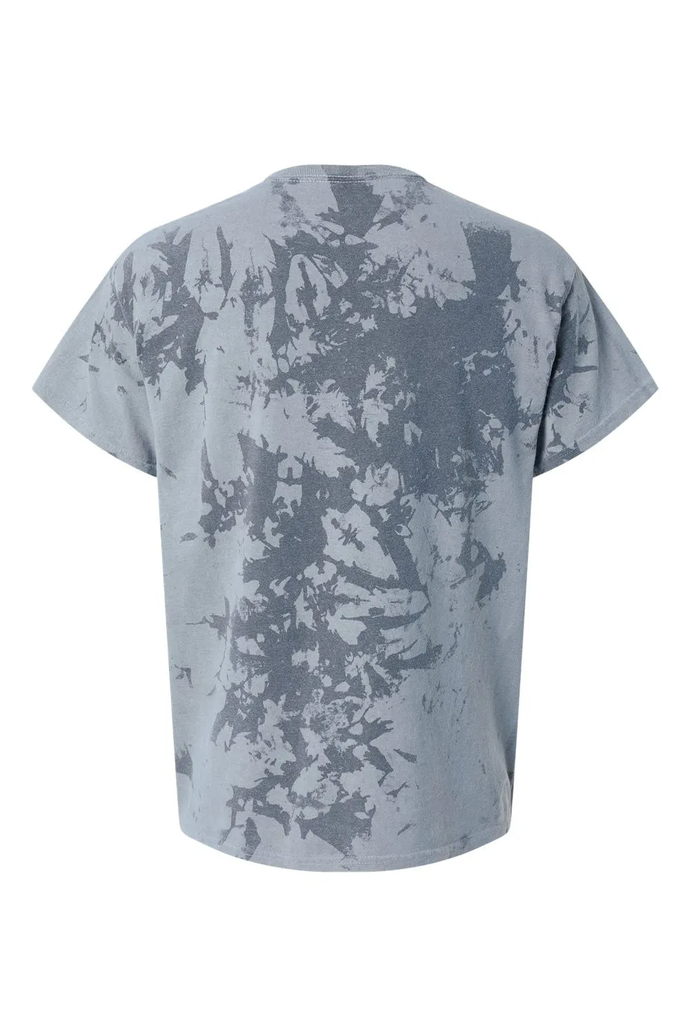 Dyenomite Mens Crush Tie Dyed Short Sleeve Crewneck T-Shirt - Hail - Closeout