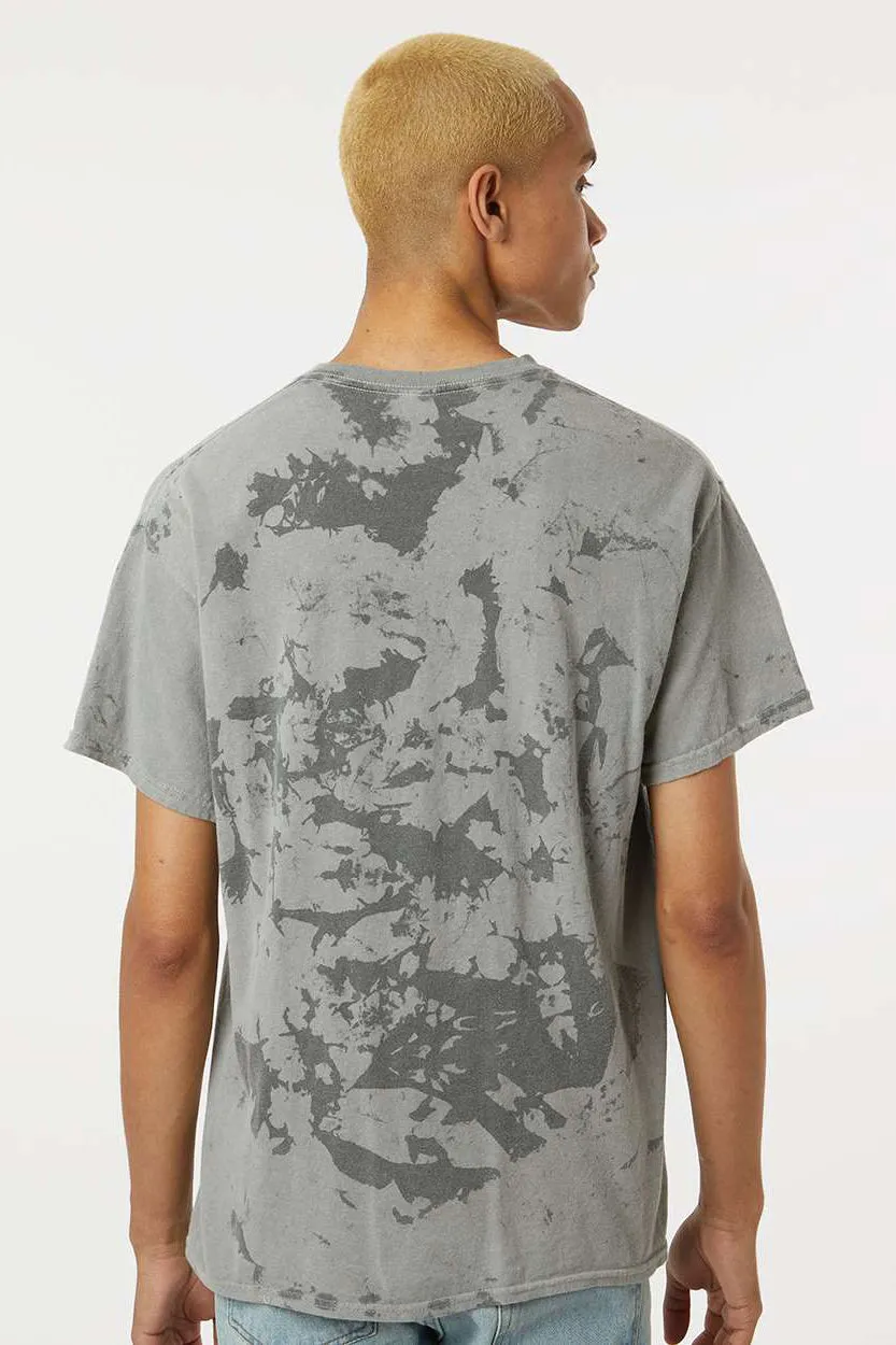 Dyenomite Mens Crush Tie Dyed Short Sleeve Crewneck T-Shirt - Tank