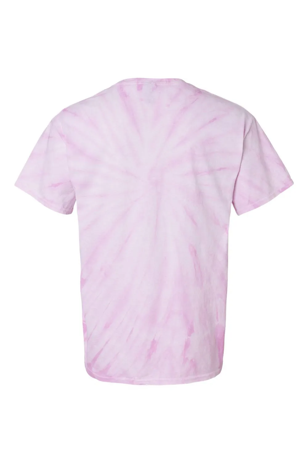Dyenomite Mens Cyclone Pinwheel Tie Dyed Short Sleeve Crewneck T-Shirt - Lilac - Closeout