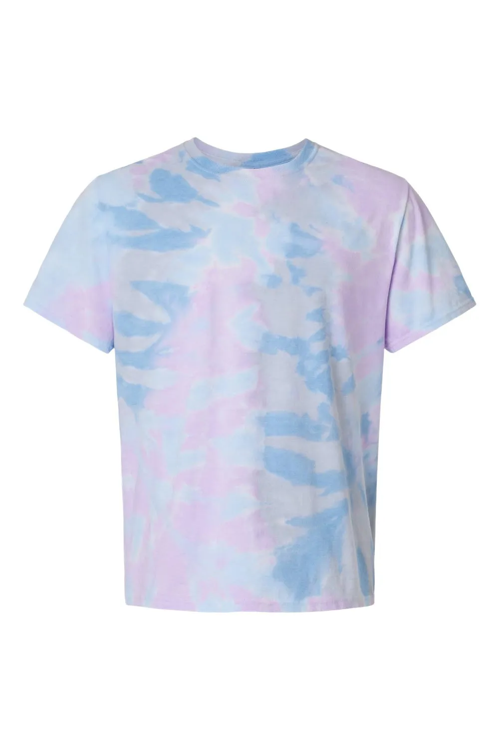 Dyenomite Mens Dream Tie Dyed Short Sleeve Crewneck T-Shirt - Purple - Closeout