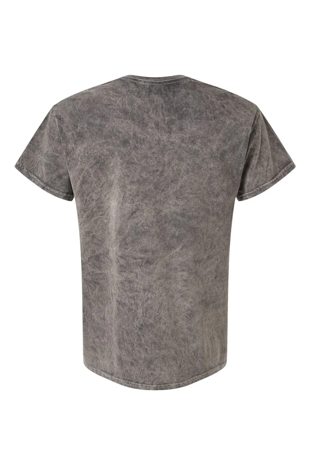 Dyenomite Mens Mineral Wash Short Sleeve Crewneck T-Shirt - Grey - Closeout