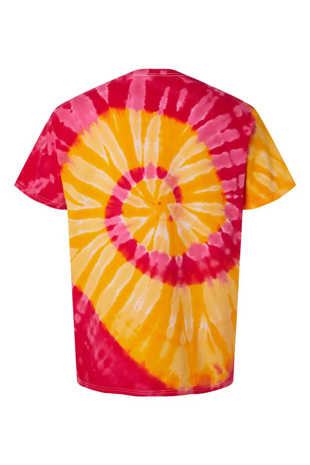 Dyenomite Mens Typhoon Tie Dyed Short Sleeve Crewneck T-Shirt - Fiji