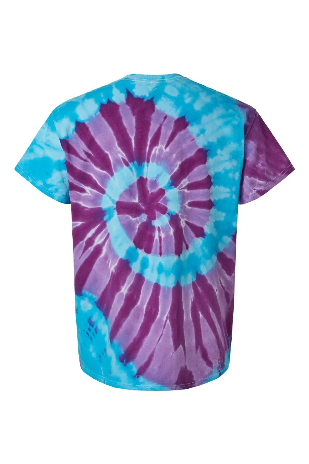 Dyenomite Mens Typhoon Tie Dyed Short Sleeve Crewneck T-Shirt - Tahiti - Closeout