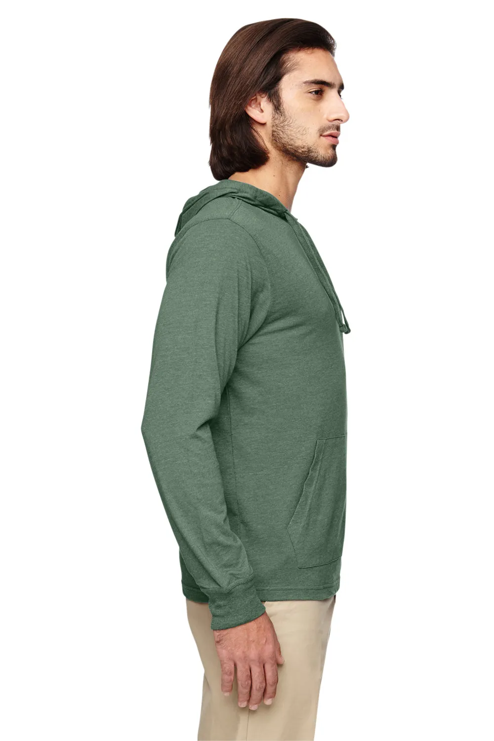 Econscious Mens Eco Jersey Hooded T-SHirt Hoodie - Asparagus Green
