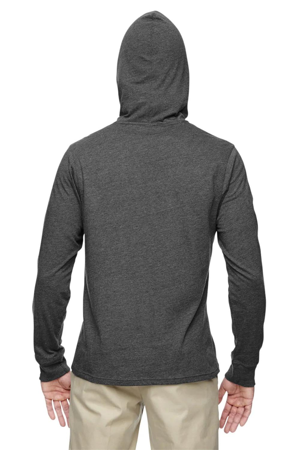 Econscious Mens Eco Jersey Hooded T-SHirt Hoodie - Charcoal Grey