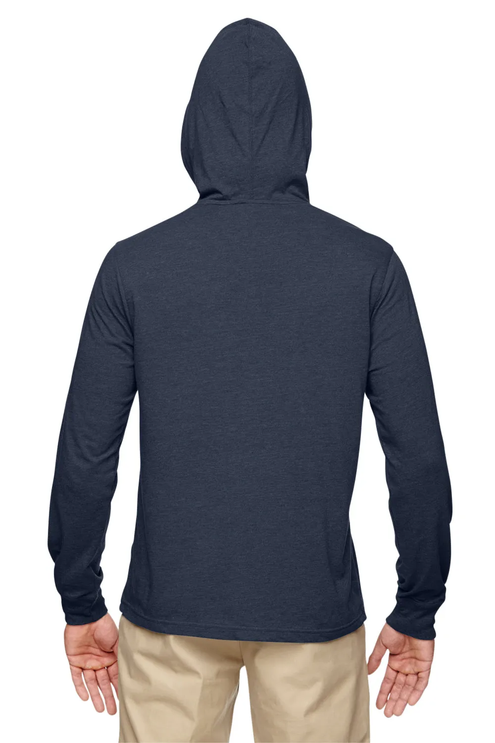 Econscious Mens Eco Jersey Hooded T-SHirt Hoodie - Water Blue