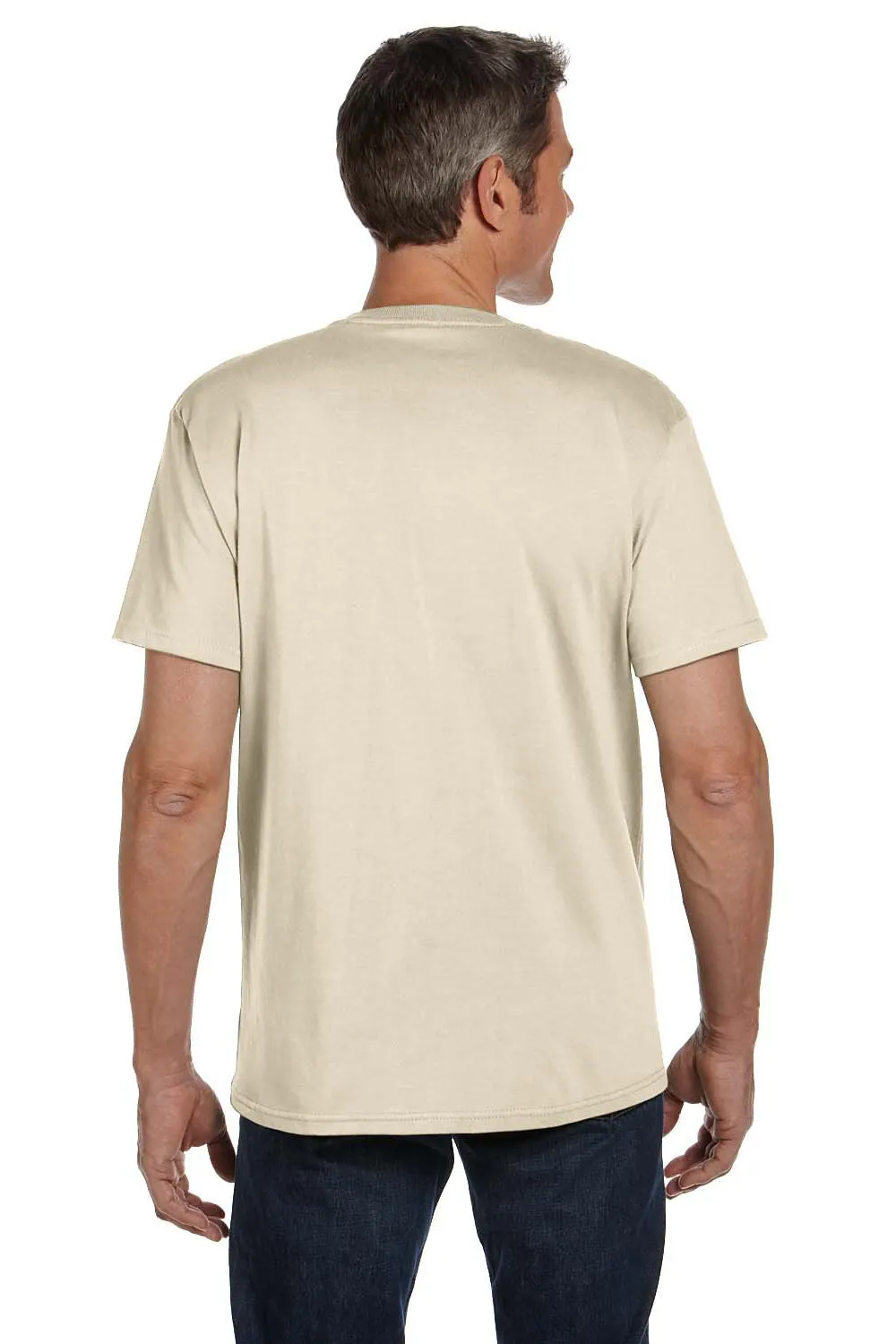 Econscious Mens Short Sleeve Crewneck T-Shirt - Natural