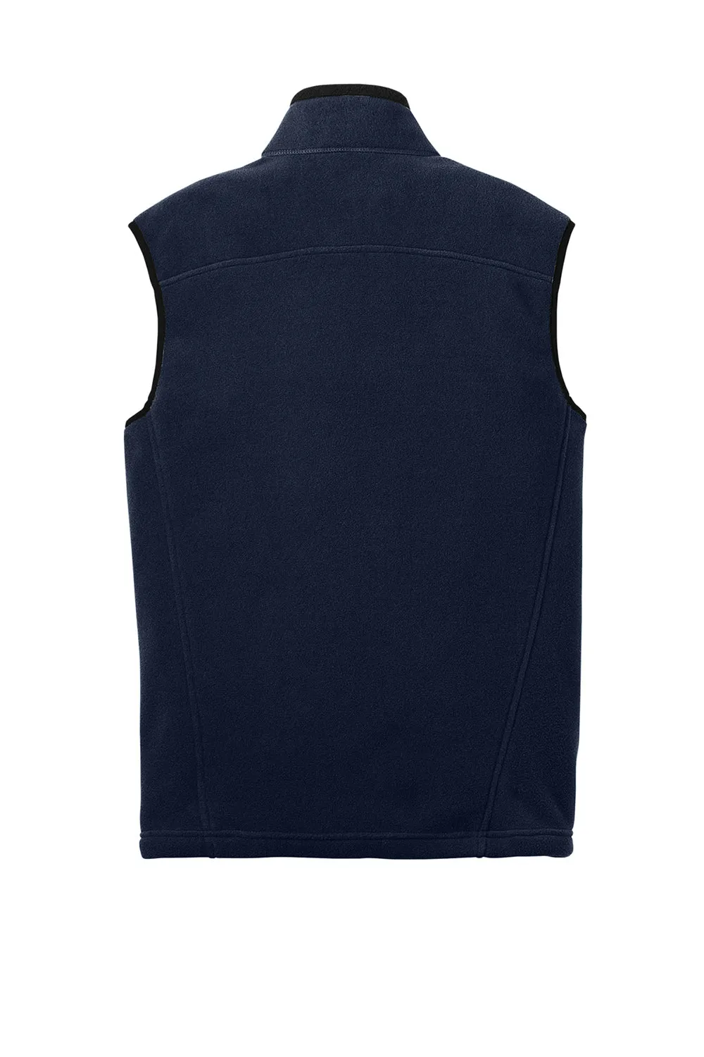 Eddie Bauer Mens Full Zip Fleece Vest - River Navy Blue