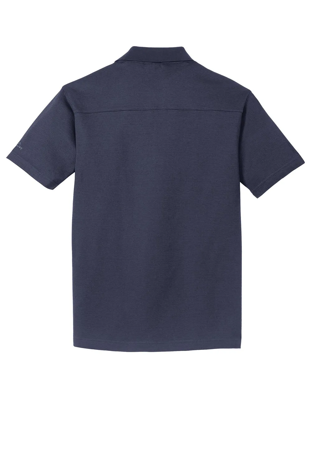 Eddie Bauer Mens Performance UPF 30  Short Sleeve Polo Shirt - Navy Blue