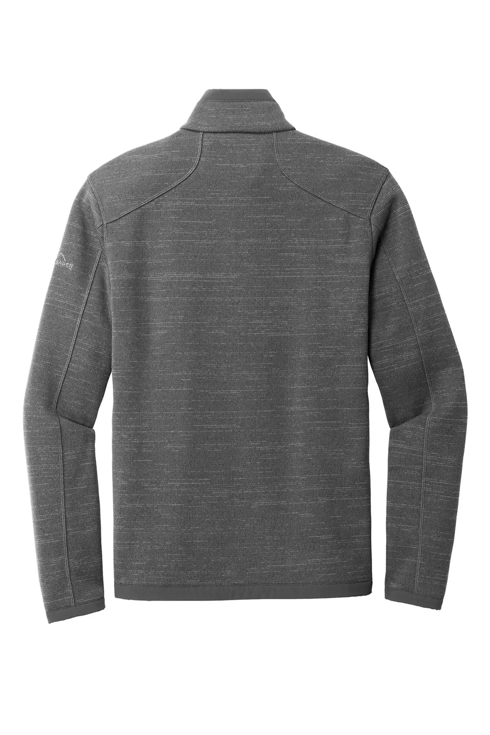 Eddie Bauer Mens Pill Resistant Fleece Full Zip Jacket - Heather Dark Grey