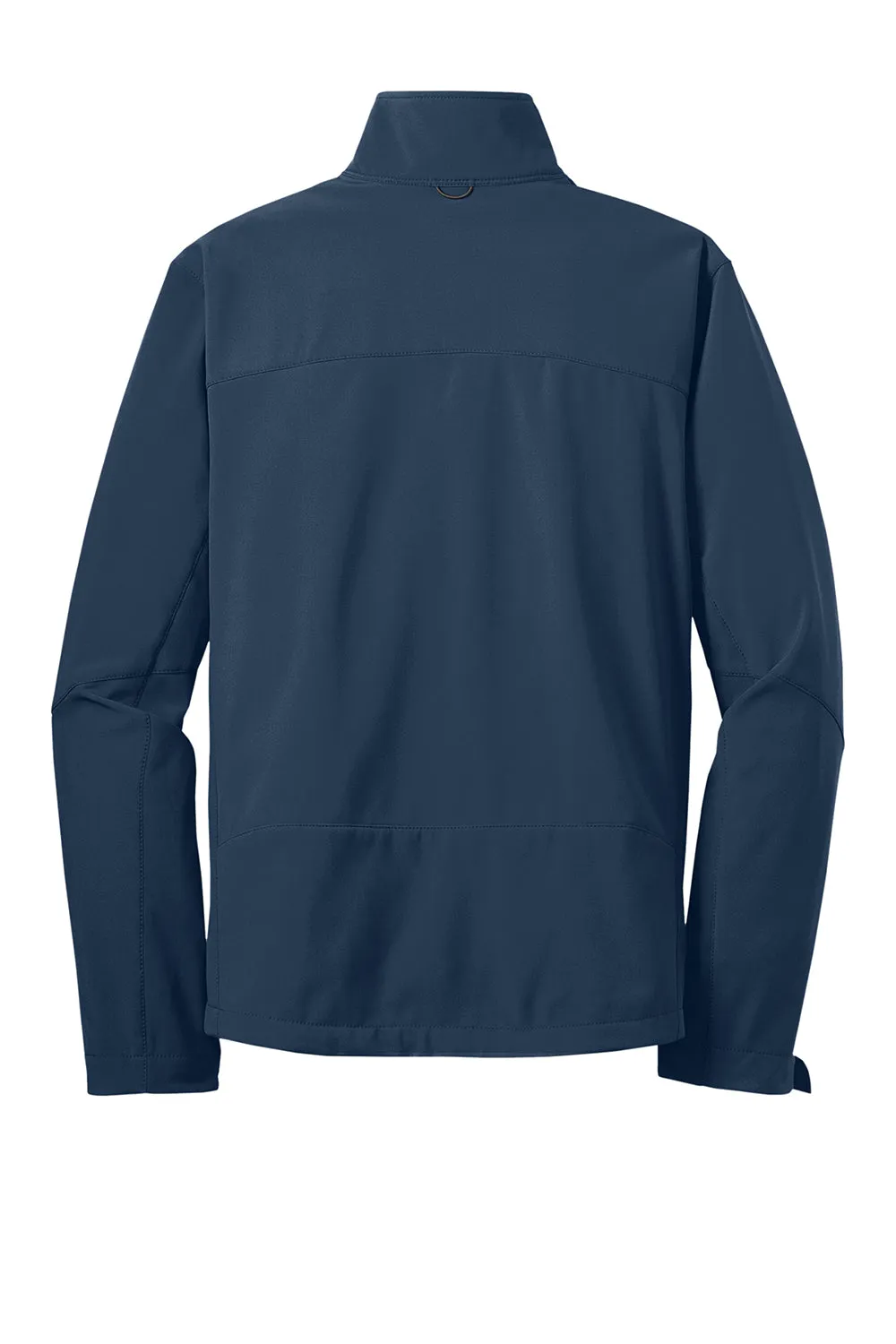 Eddie Bauer Mens Water Resistant Full Zip Jacket - River Navy Blue