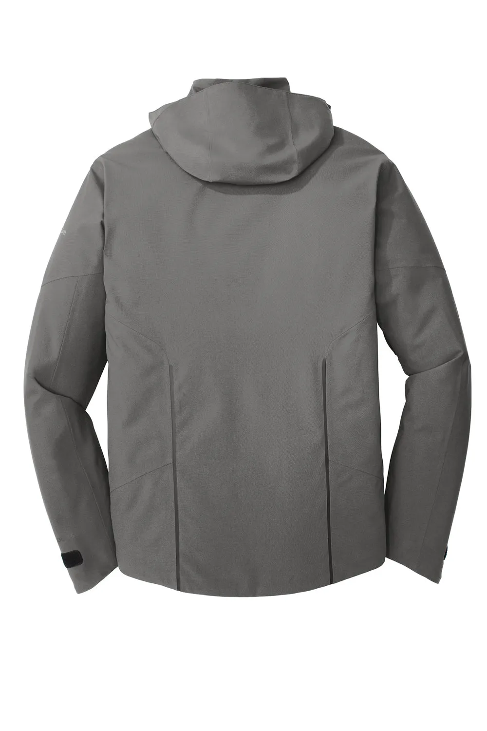 Eddie Bauer Mens WeatherEdge Plus Waterproof Full Zip Hooded Jacket - Metal Grey