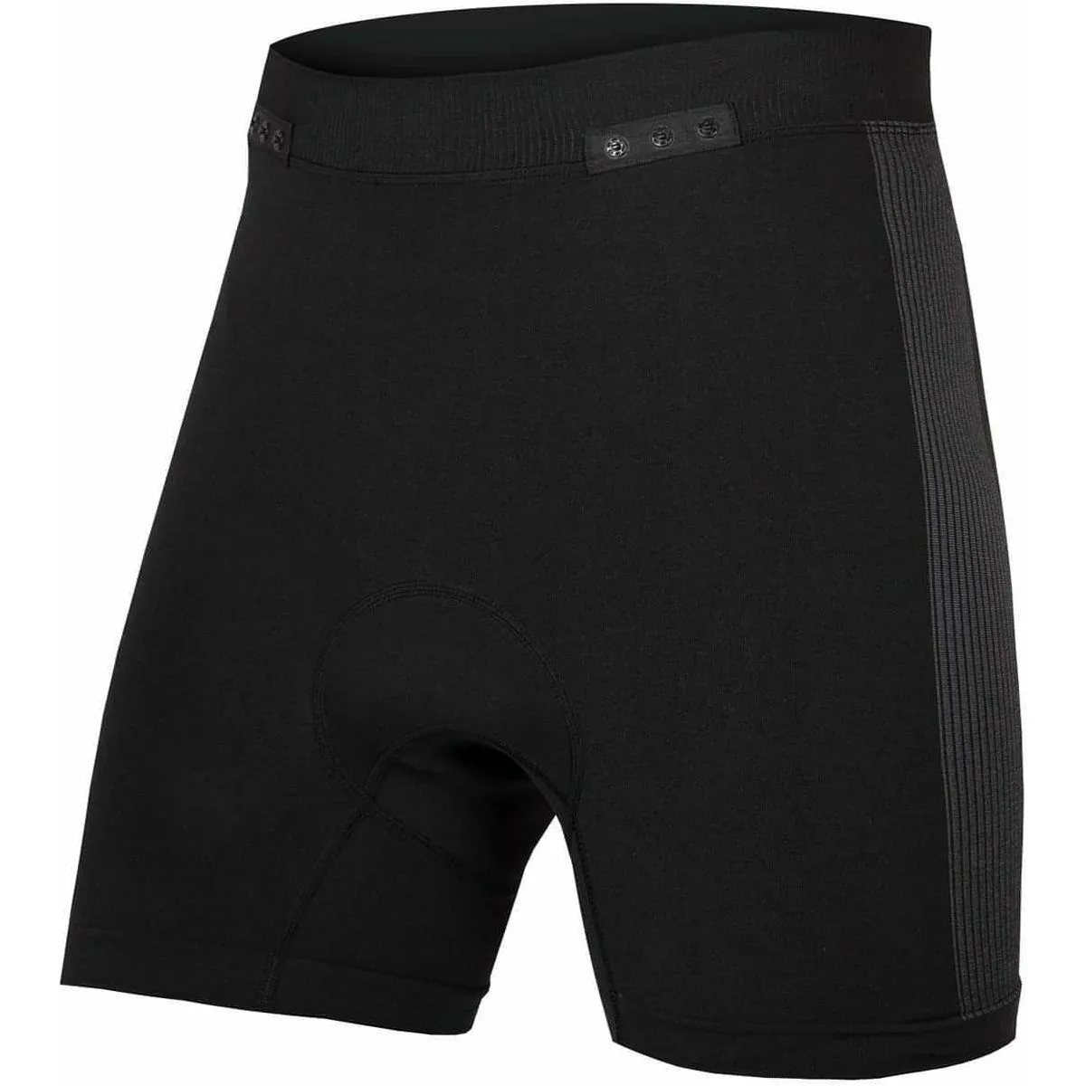 Endura Engineered Padded Mens Undershorts With ClickFast - Black men's shorts for summer activities and lounging