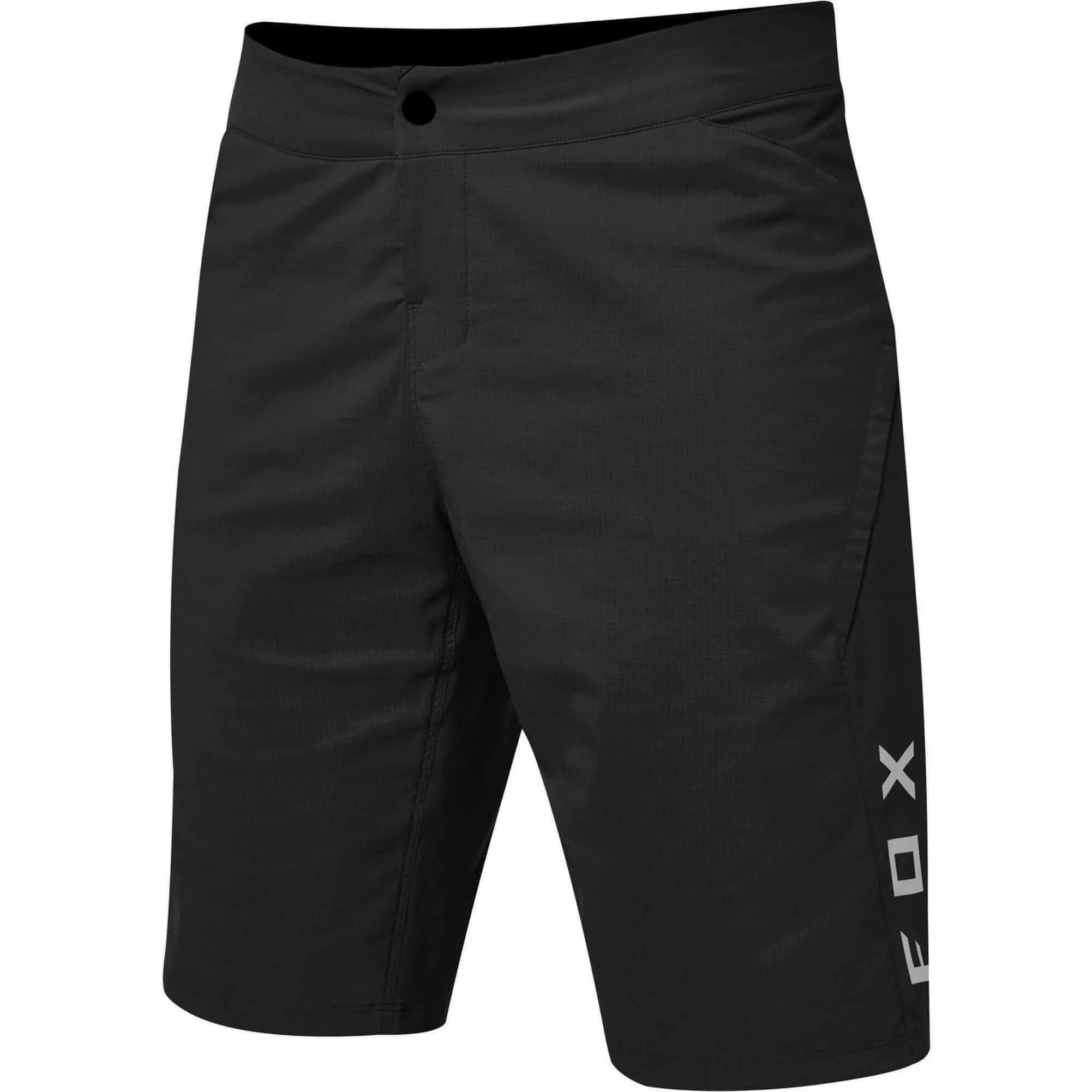 Fox Ranger Mens Baggy Cycling Shorts - Black men's shorts for summer activities and lounging