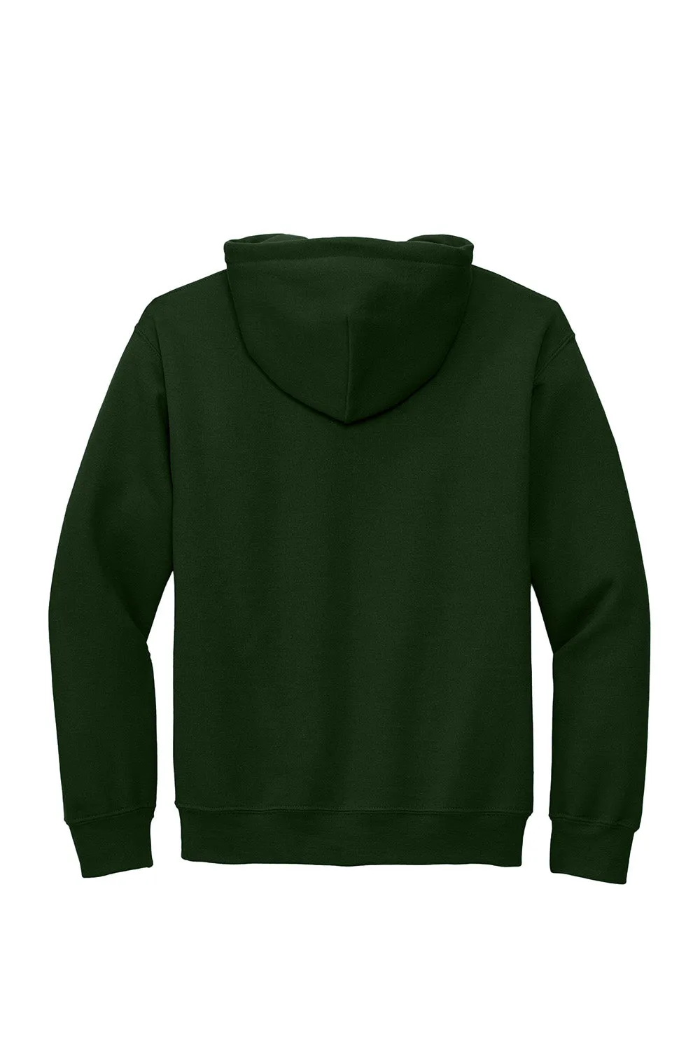 Gildan Mens DryBlend Moisture Wicking Hooded Sweatshirt Hoodie w/ Pouch Pocket - Forest Green