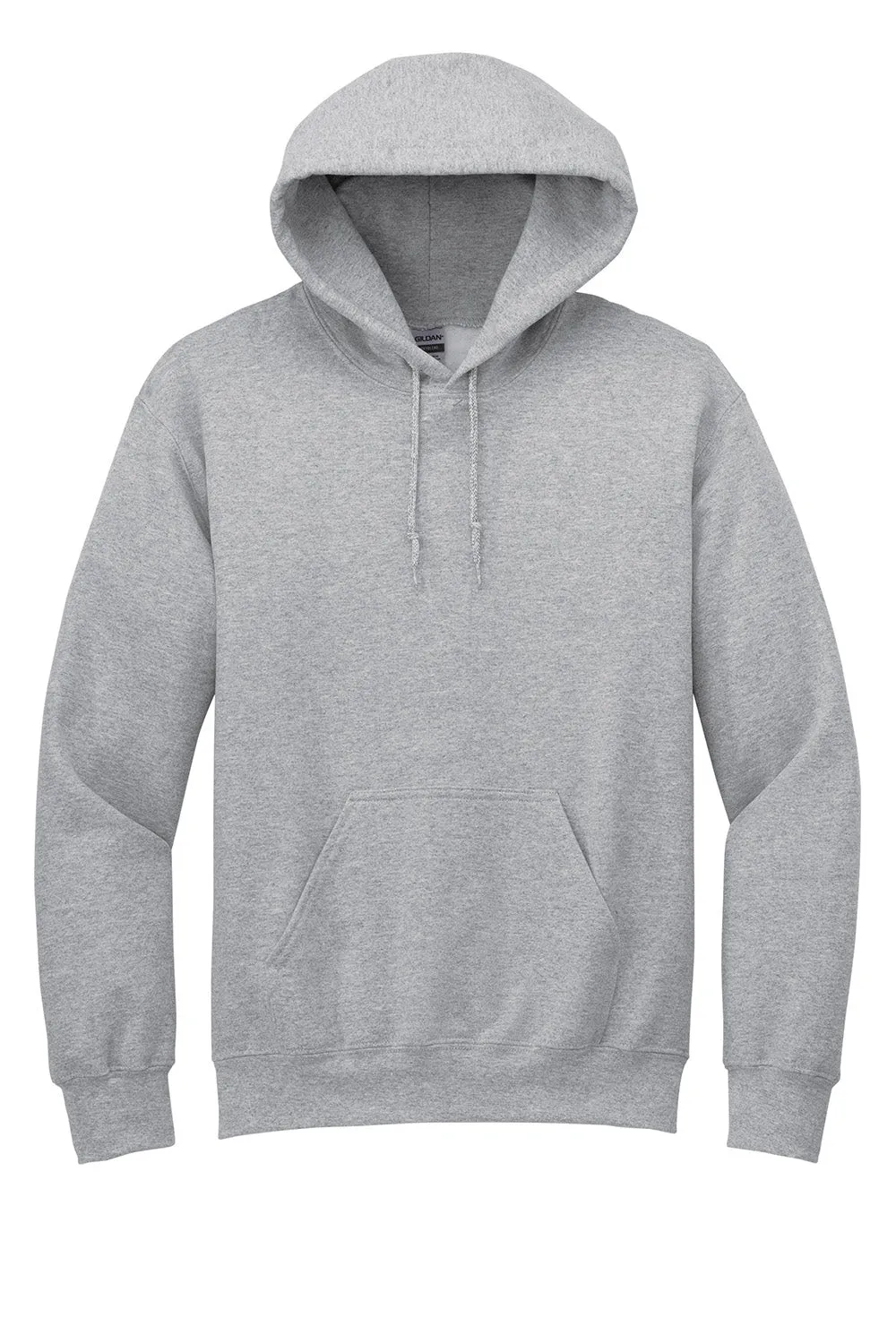 Gildan Mens DryBlend Moisture Wicking Hooded Sweatshirt Hoodie w/ Pouch Pocket - Sport Grey