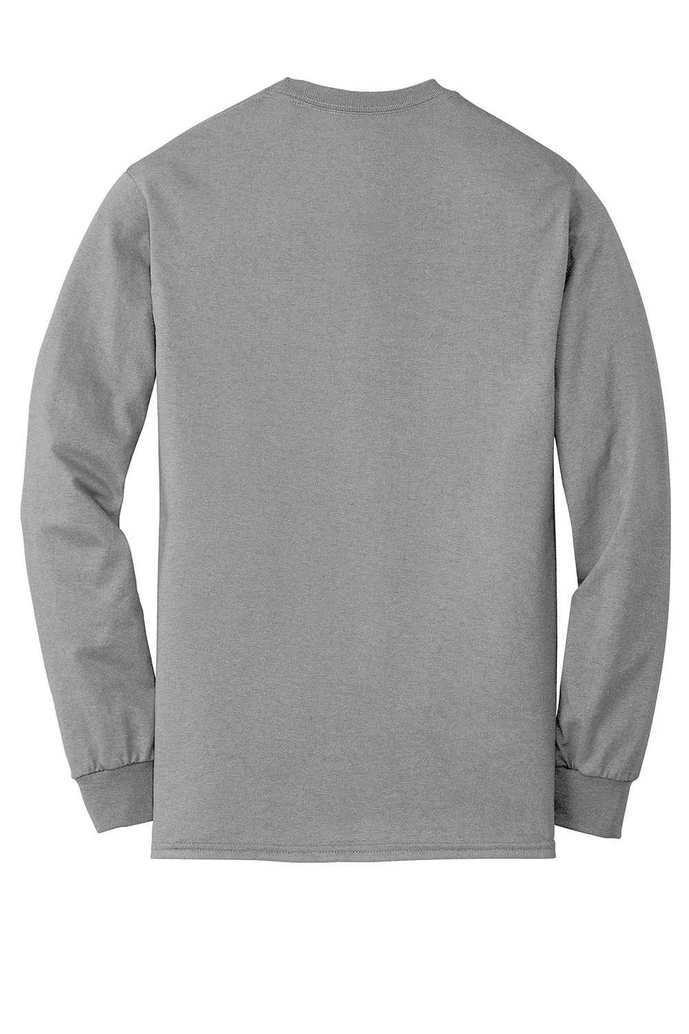 Gildan Mens DryBlend Moisture Wicking Long Sleeve Crewneck T-Shirt - Sport Grey