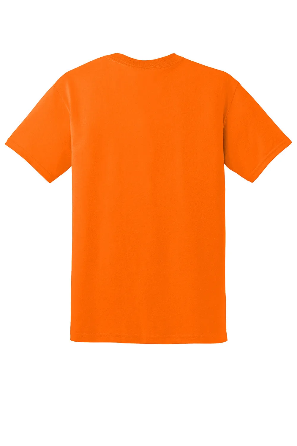 Gildan Mens DryBlend Moisture Wicking Short Sleeve Crewneck T-Shirt - Safety Orange