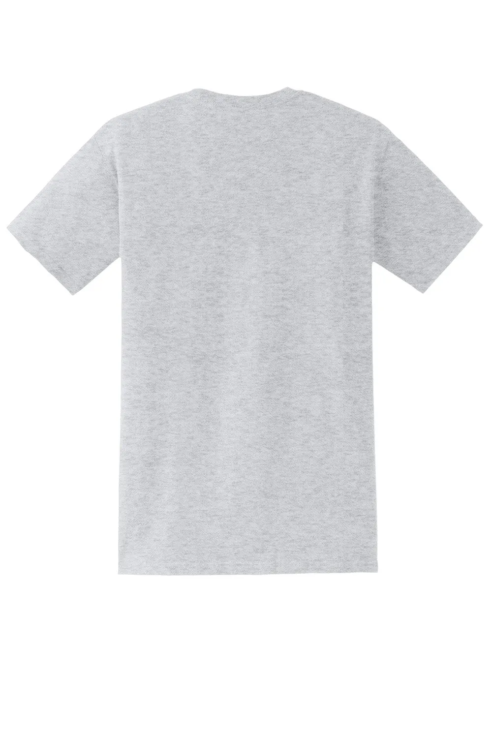 Gildan Mens DryBlend Moisture Wicking Short Sleeve Crewneck T-Shirt w/ Pocket - Ash Grey