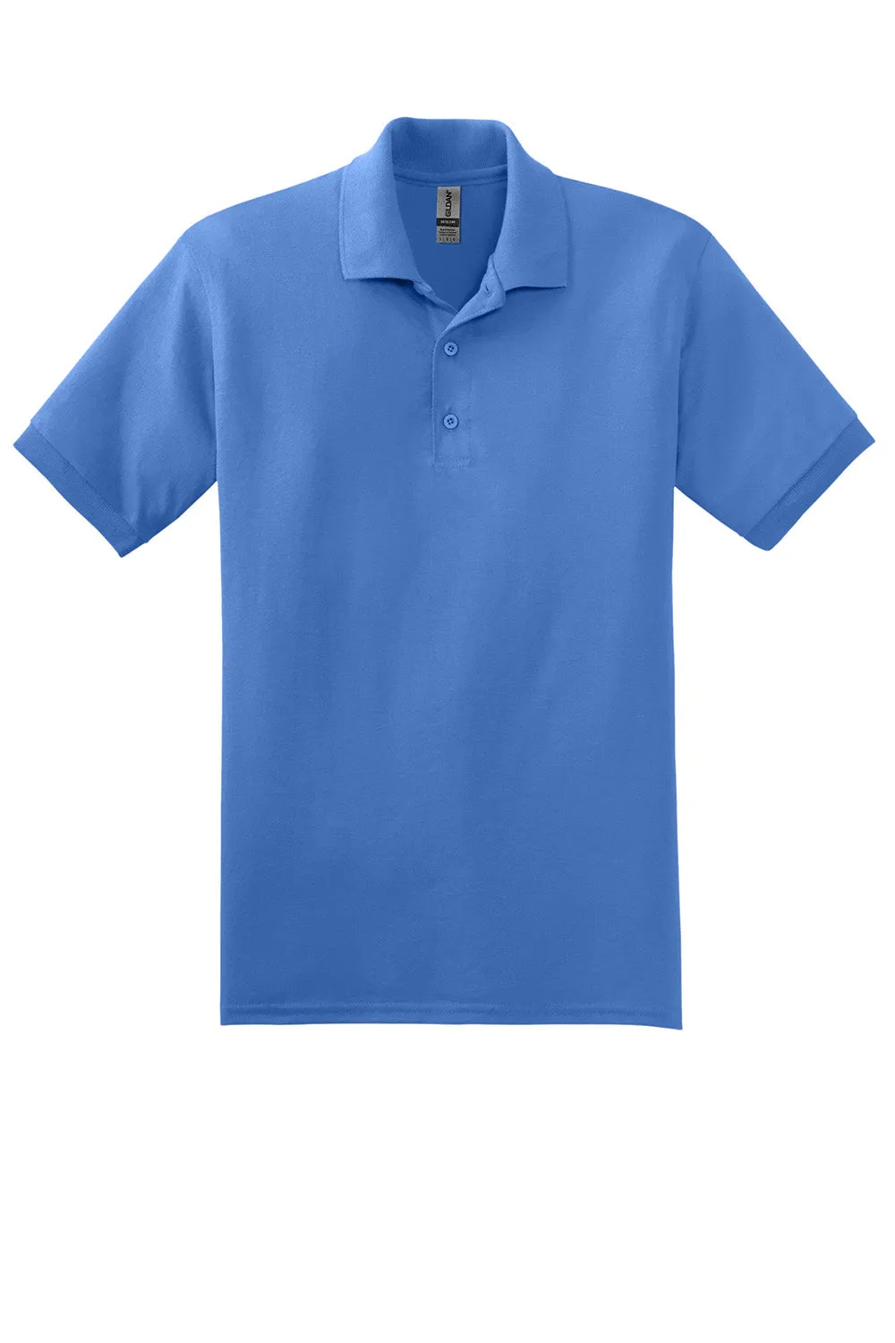 Gildan Mens DryBlend Moisture Wicking Short Sleeve Polo Shirt - Carolina Blue