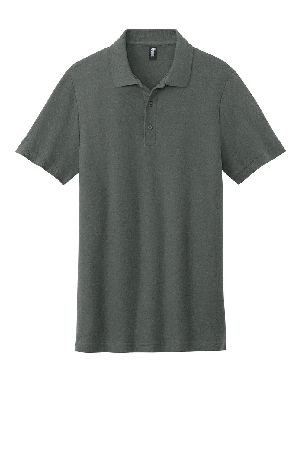 Gildan Mens Hammer Pique Short Sleeve Polo Shirt - Charcoal Grey