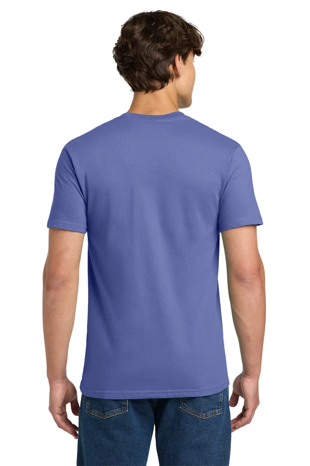 Gildan Mens Hammer Short Sleeve Crewneck T-Shirt - Flo Blue - Closeout
