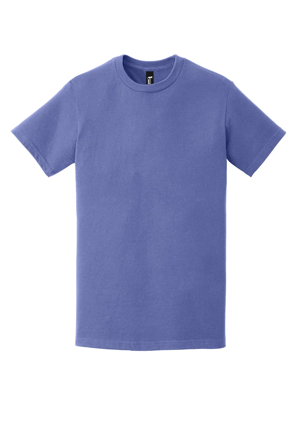 Gildan Mens Hammer Short Sleeve Crewneck T-Shirt - Flo Blue - Closeout