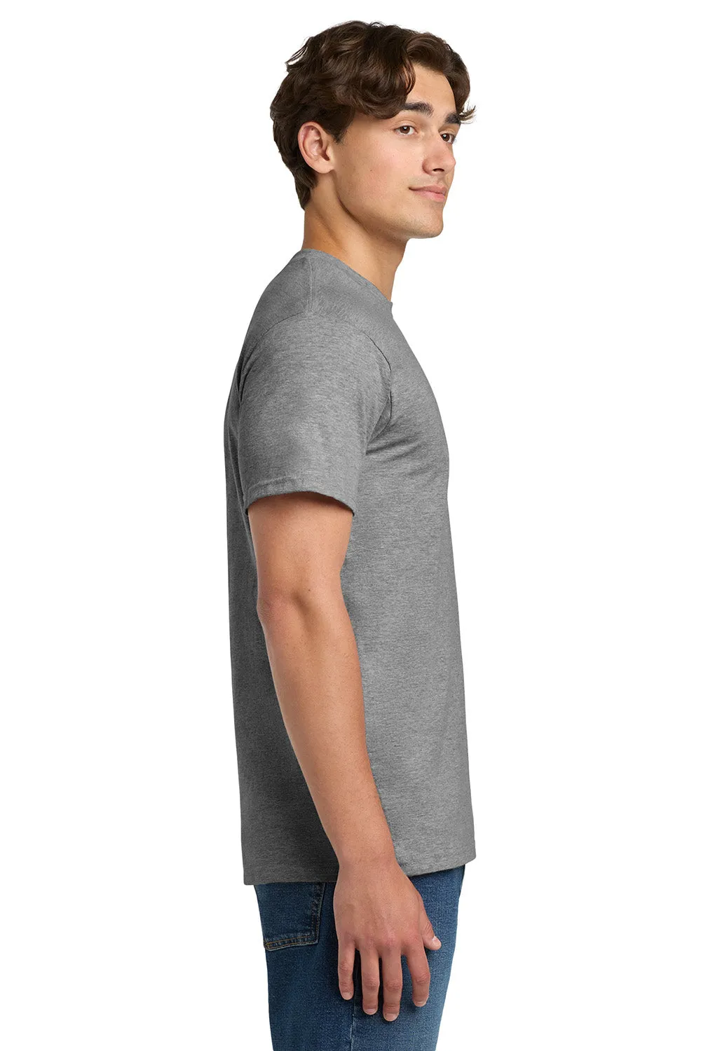 Gildan Mens Hammer Short Sleeve Crewneck T-Shirt - Heather Graphite Grey