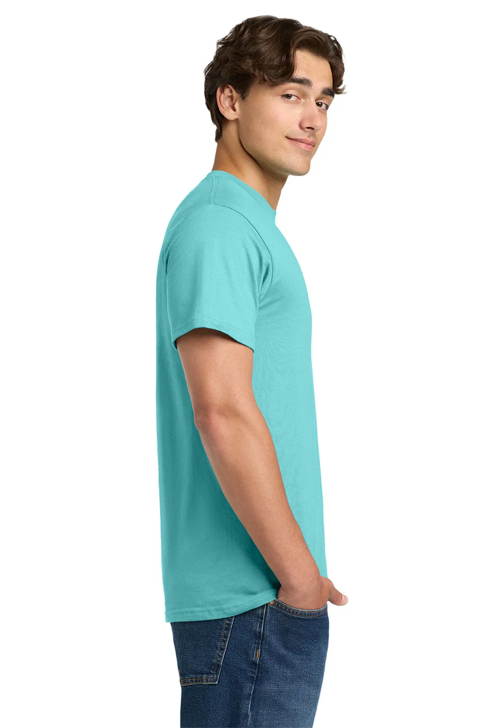 Gildan Mens Hammer Short Sleeve Crewneck T-Shirt - Lagoon Blue