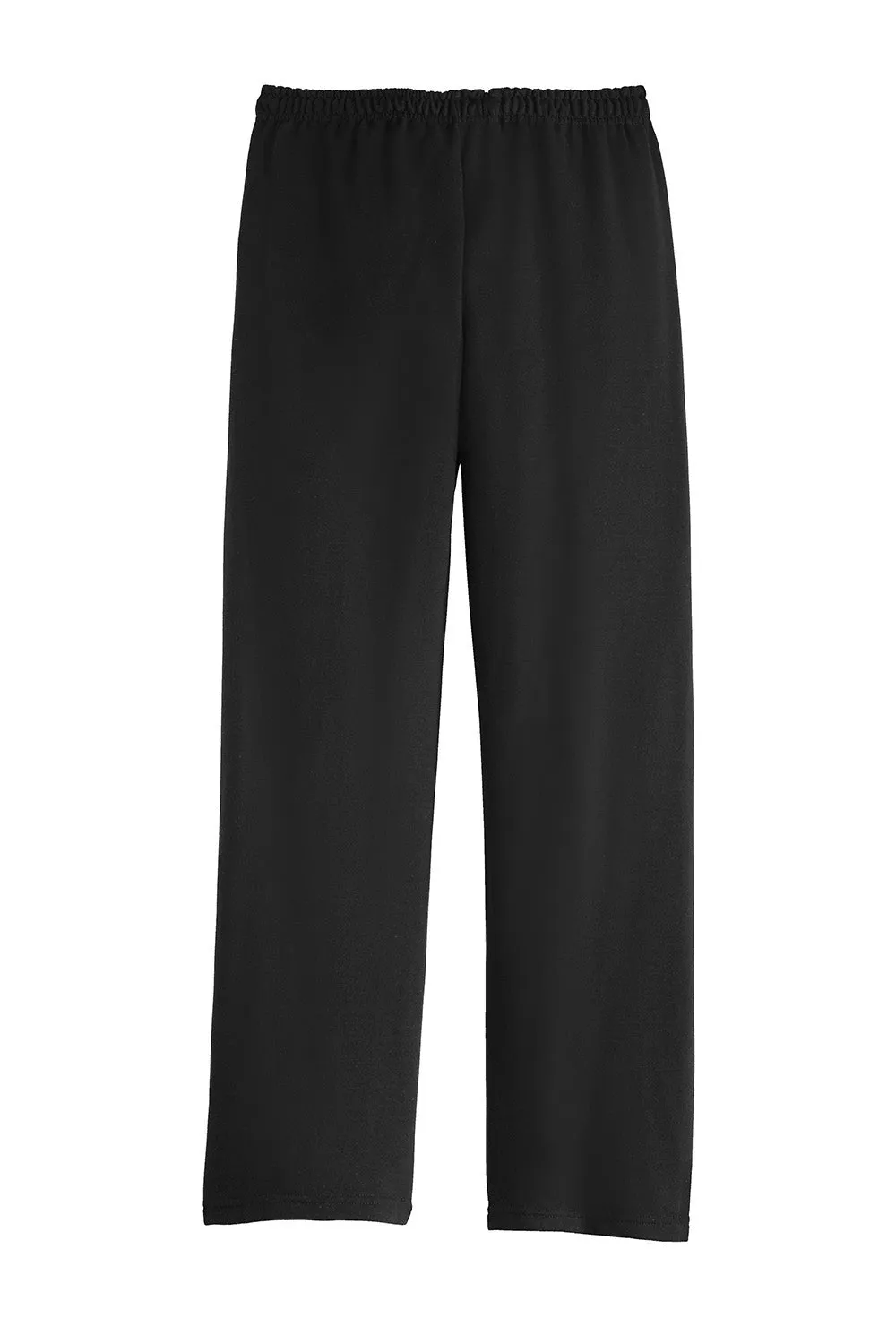 Gildan Mens Heavy Blend Open Bottom Sweatpants - Black