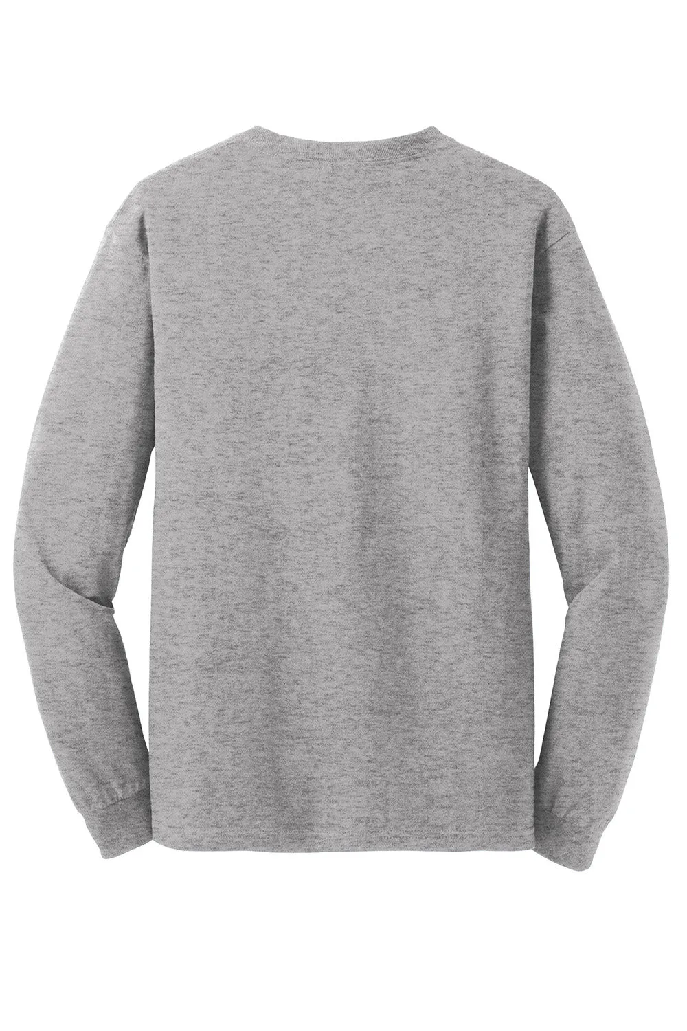 Gildan Mens Long Sleeve Crewneck T-Shirt - Sport Grey