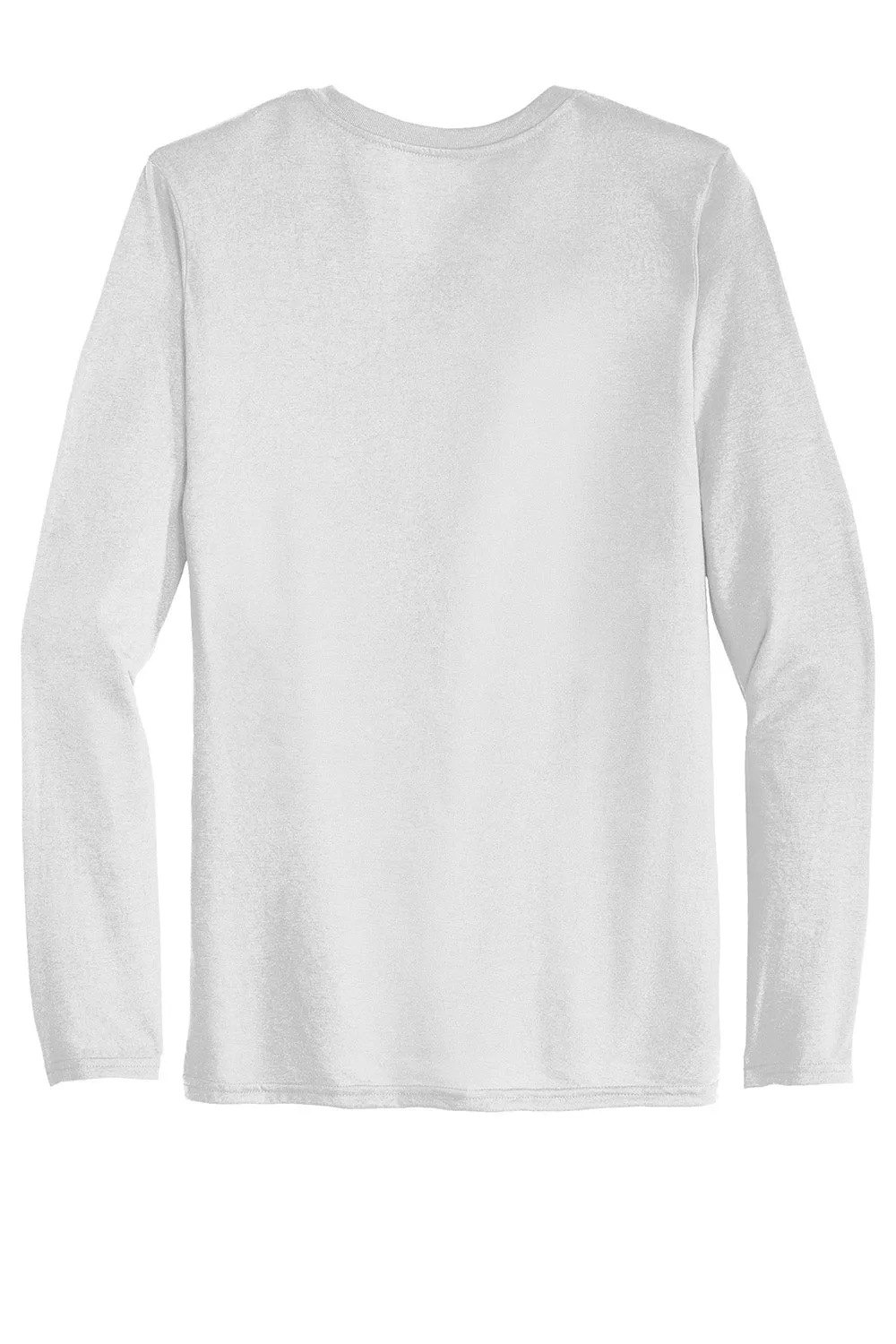 Gildan Mens Performance Jersey Moisture Wicking Long Sleeve Crewneck T-Shirt - White