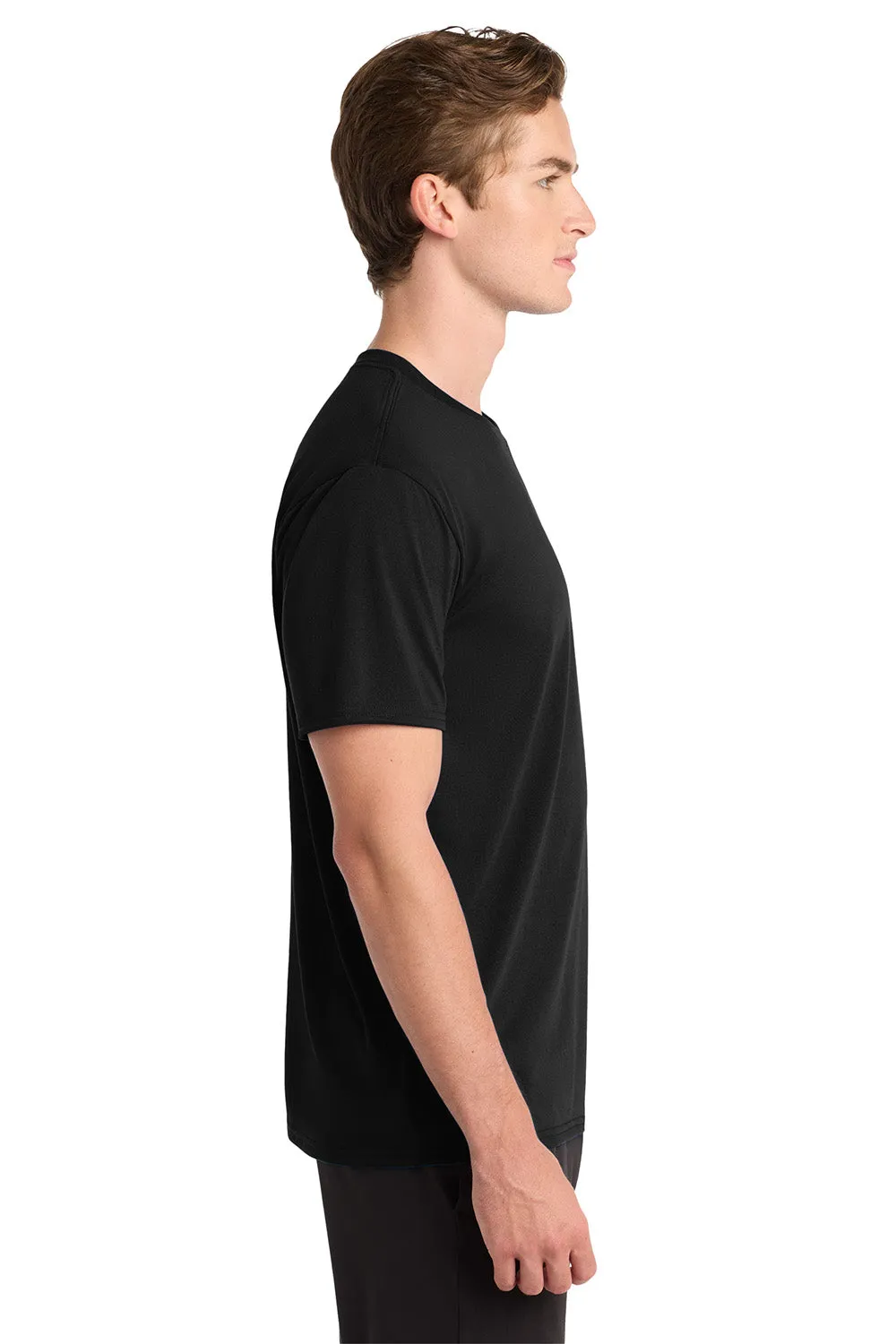Gildan Mens Performance Jersey Moisture Wicking Short Sleeve Crewneck T-Shirt - Black