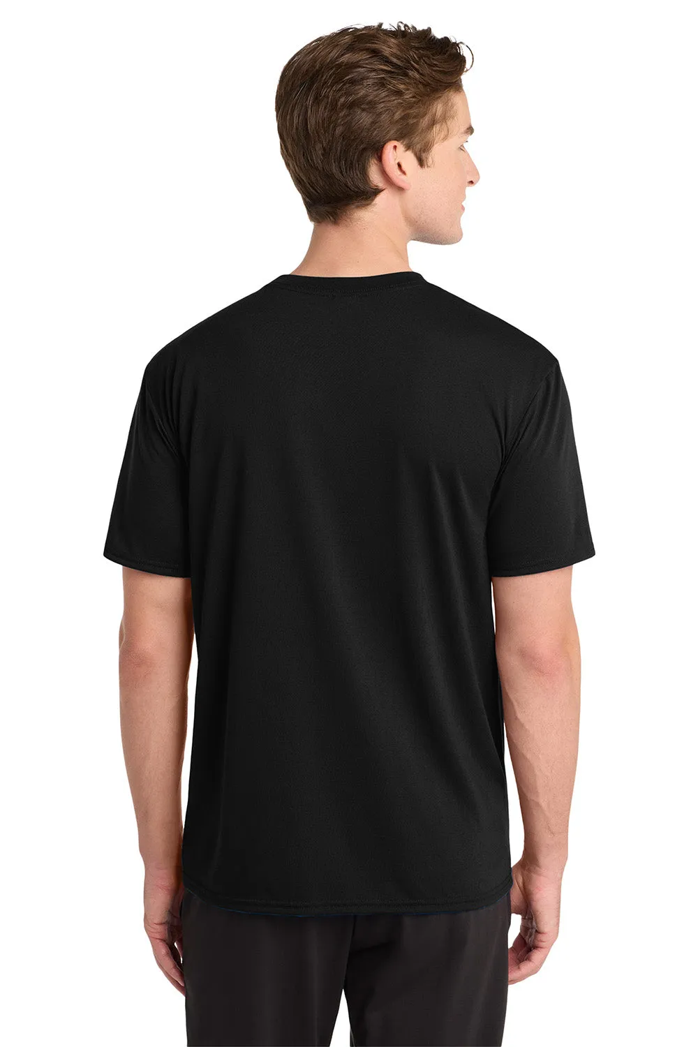 Gildan Mens Performance Jersey Moisture Wicking Short Sleeve Crewneck T-Shirt - Black