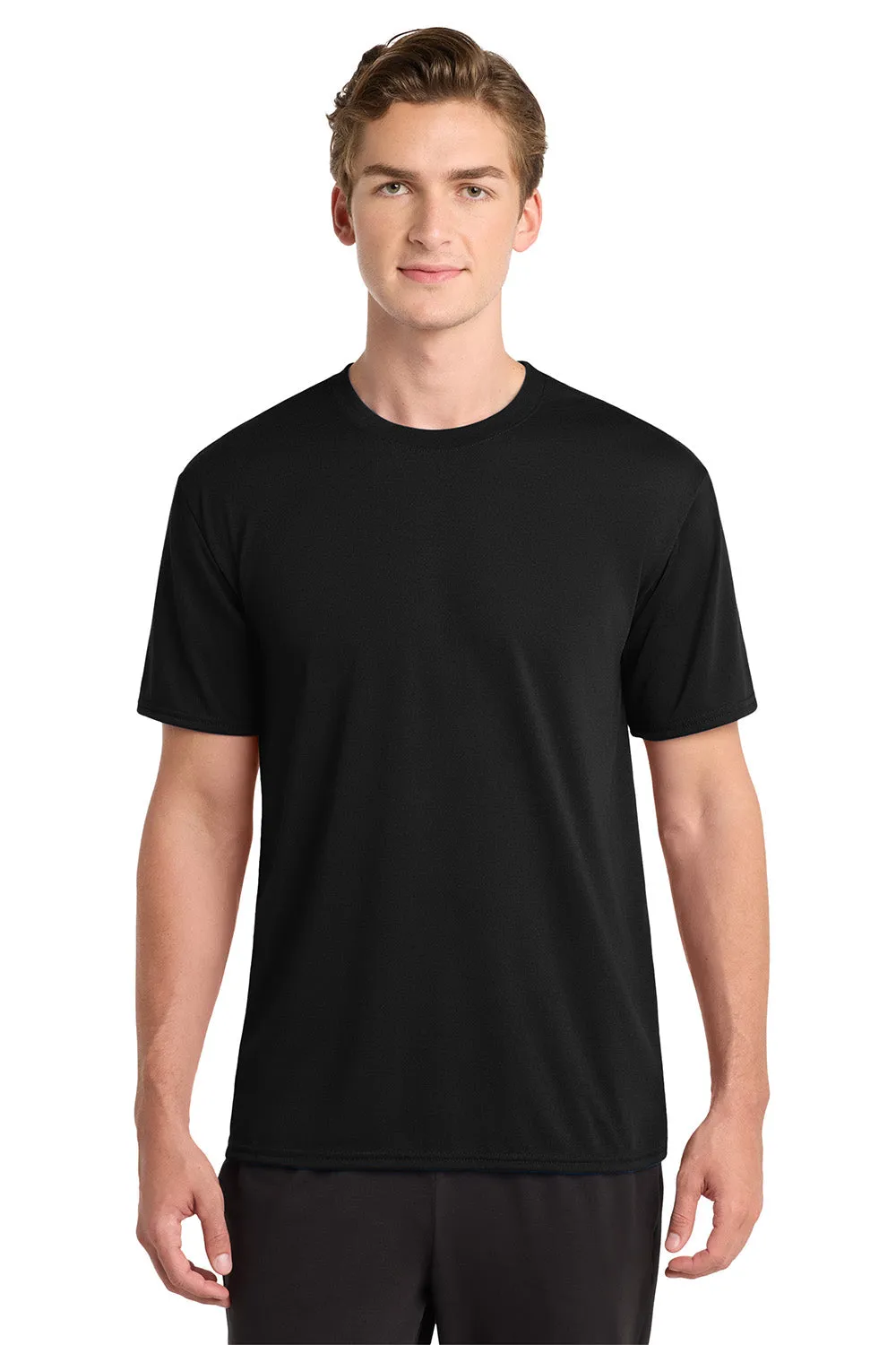 Gildan Mens Performance Jersey Moisture Wicking Short Sleeve Crewneck T-Shirt - Black