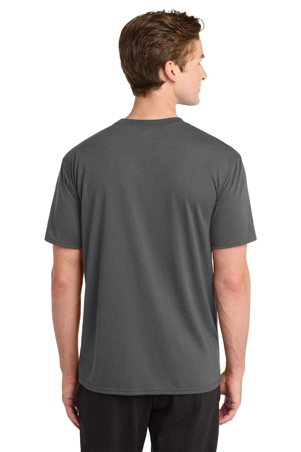 Gildan Mens Performance Jersey Moisture Wicking Short Sleeve Crewneck T-Shirt - Charcoal Grey