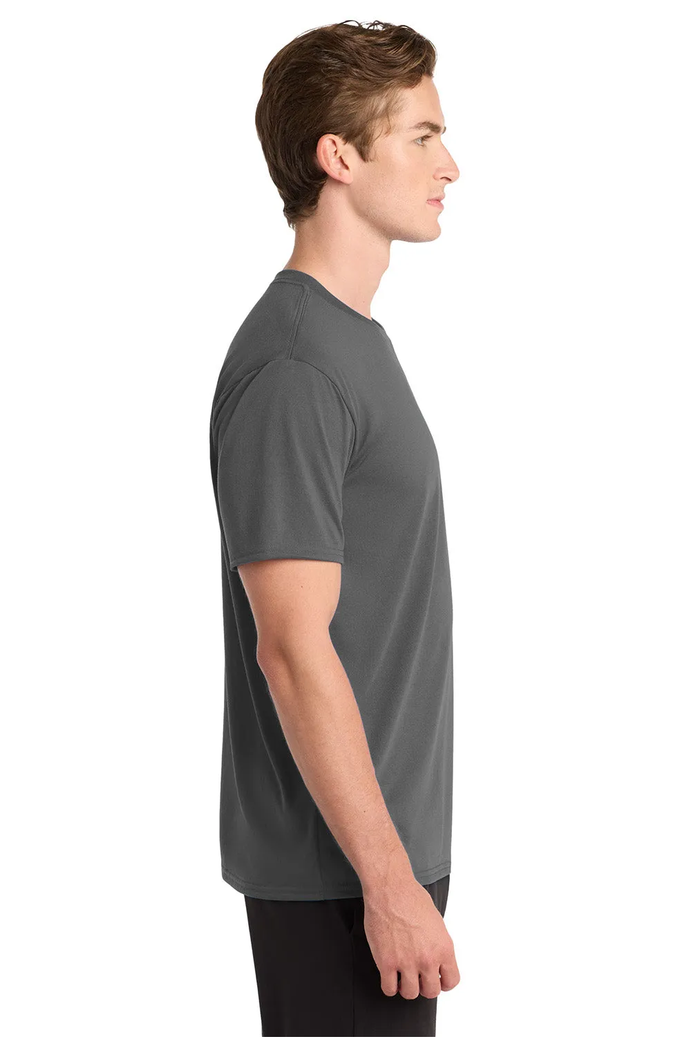 Gildan Mens Performance Jersey Moisture Wicking Short Sleeve Crewneck T-Shirt - Charcoal Grey